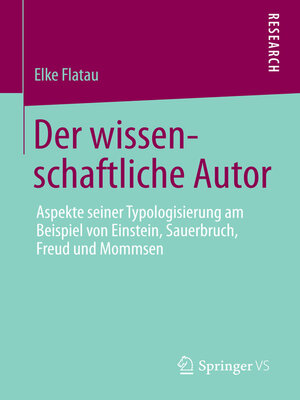 cover image of Der wissenschaftliche Autor
